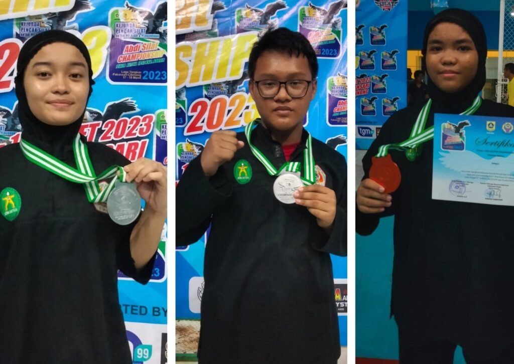 juara pencak silat SMK Putra Bangsa oke